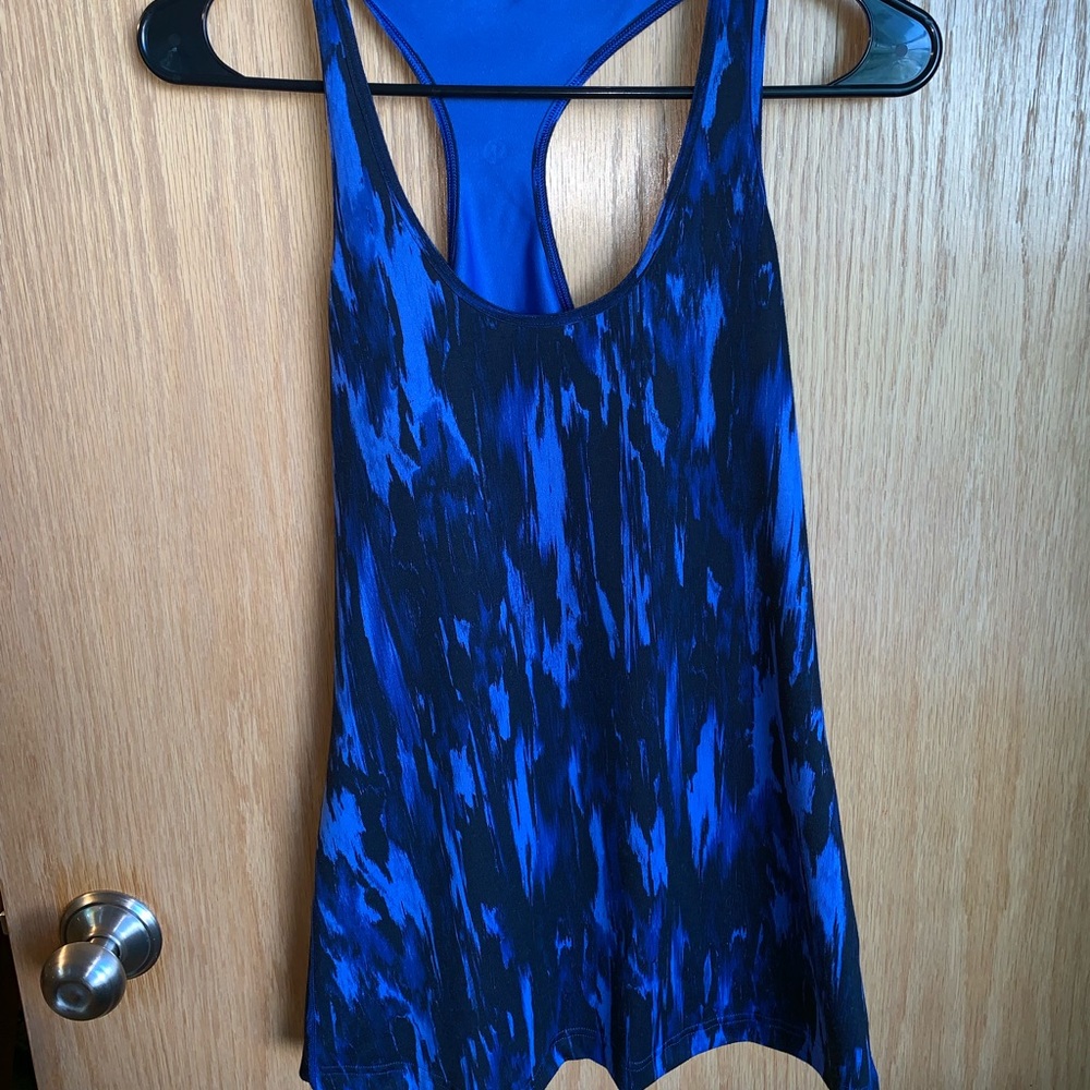 Blue Lululemon Tank Top